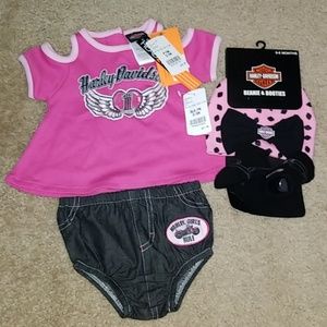 Infant Harley Davidson set